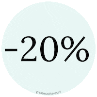 Sale 20Off Sticker by Great Musthaves