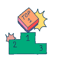 Boardgame Top 1 Sticker