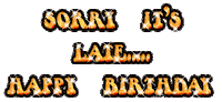 late Sticker