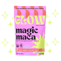 GLOWSuperfoods glow superfoods magicelixir magicmaca Sticker