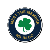 Notre Dame Sticker by University of Notre Dame
