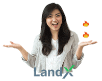 landx happy fire face women Sticker