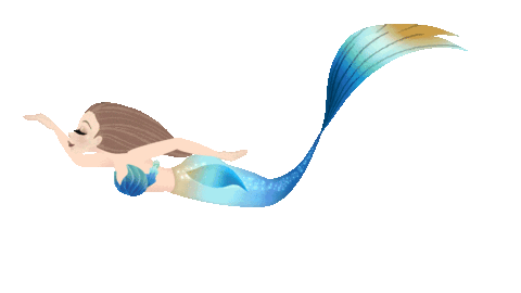 Mermaid Swimming Finfolk Sticker by Mermaid_Lux