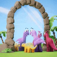 Dinosaur Wow GIF by Claynosaurz