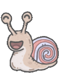 supersnail_kr happy smile 달팽이 최강달팽이 Sticker