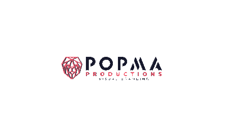 popmaproductions giphyupload logo social media branding Sticker