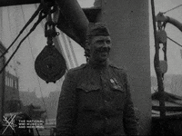 NationalWWIMuseum black and white hero military footage GIF