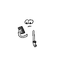 Tree Waiting Sticker by Hombre_McSteez