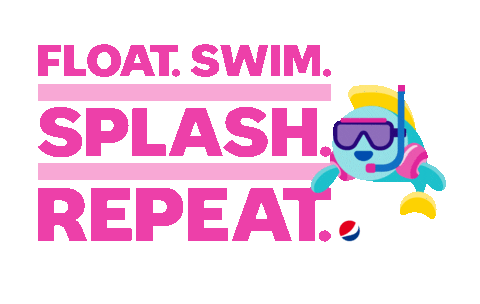 summer swimming Sticker by Pepsi #Summergram