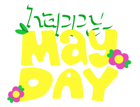 May Day Sticker by GIPHY Studios 2021