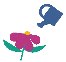Flower Spring Sticker by Sawyer