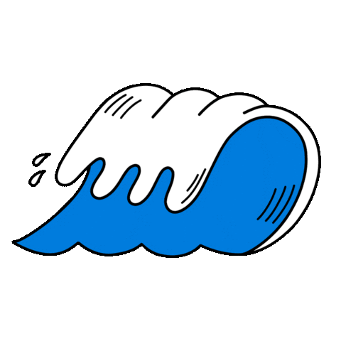 Festival Wave Sticker by Sarah Matuszewski