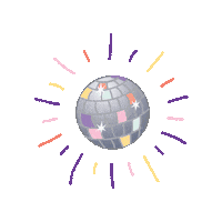 Dance Party Sticker by Emilie Chigoula