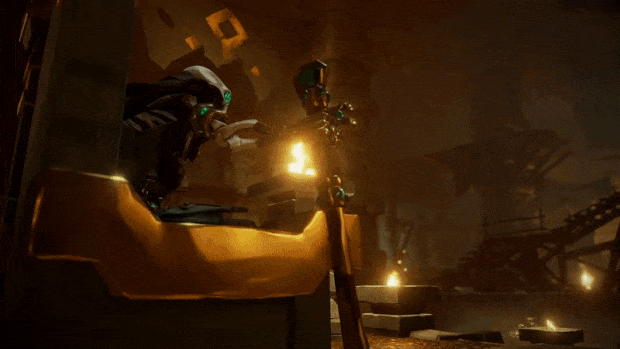 Glare Jump Scare GIF by Sea of Thieves