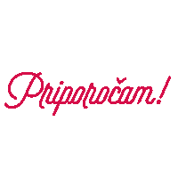 Priporočam Sticker by Barvish
