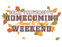 New York Fall Sticker by Iona University