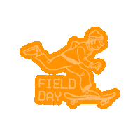 Field Day Skater Sticker by Influx Marketing