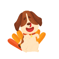 Puppy Turkey Sticker by Petland Florida