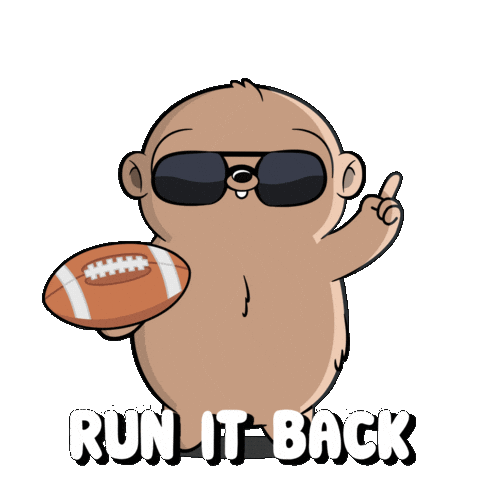 Run It Detroit Lions Sticker by Fugz Official