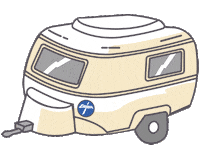 Eriba Puck Sticker by Eriba Stuff