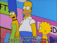 homer simpson marge simpsom GIF