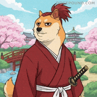 Suspicious Cherry Blossom GIF by Doge Pound