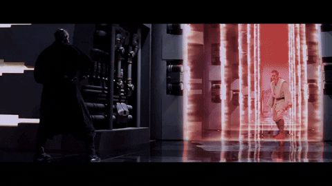 PyxeledPlays giphyupload the phantom menace duel on naboo GIF