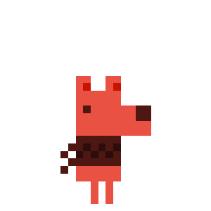 Animation Dog Sticker