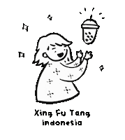 Bubble Tea Happiness Sticker by XING FU TANG INDONESIA