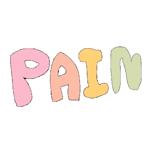 iiree pain hurt period ache Sticker