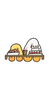 eyw_newme party yummy duck 오리 Sticker