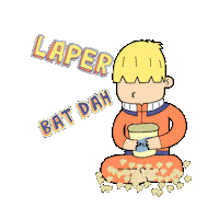 Pop Corn Eating Sticker by YouKuper