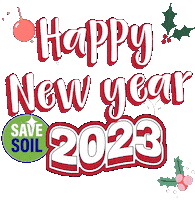 Happy New Year Sticker by Save Soil