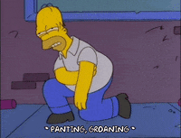 tired homer simpson GIF