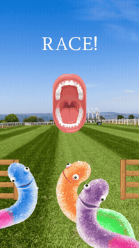 Kentucky Derby Run GIF by Trolli