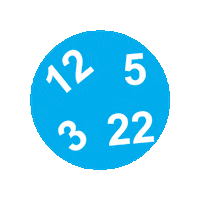 Ball Numbers Sticker