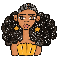 Beauty Hair Sticker by JellaCreative