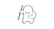 fattyho fighting chasing fatty macao Sticker