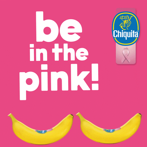 breast cancer pink GIF by Chiquita