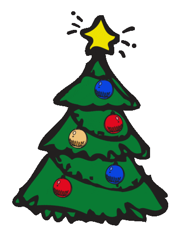 Christmas Tree Sticker by Pilotpensg