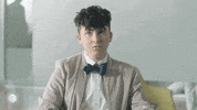 GuiltyParty reaction stare watching you att GIF