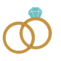 Wedding Couple Sticker by Kaila Elders