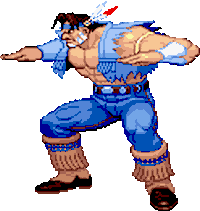 Dantdizzle street fighter Sticker