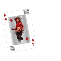 Cards Vegas Sticker by Shania Twain