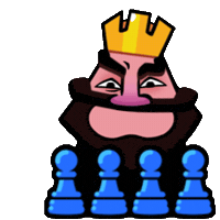 Clash Royale King Sticker
