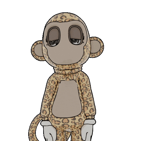 Monkey Sticker