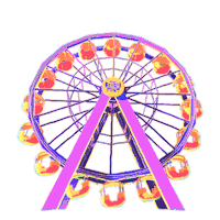 Ferris Wheel Festival Sticker by Baja Beach Fest