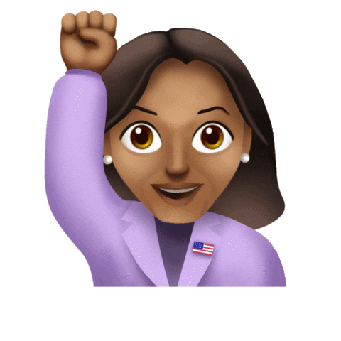 Kamala Harris Emoji Sticker by INTO ACTION