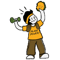 Plant Based Sport Sticker by Burgreens