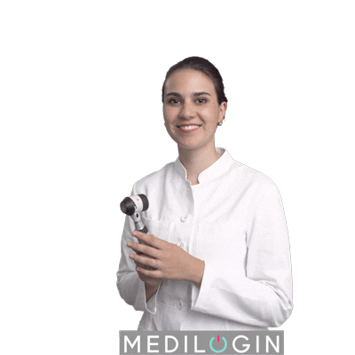 Dermatologin doctor medico physician medilogin Sticker